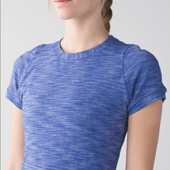 EUC Lululemon &go Where-to Dress Heathered Sapphire Blue   Size 4 - Picture 5 of 10